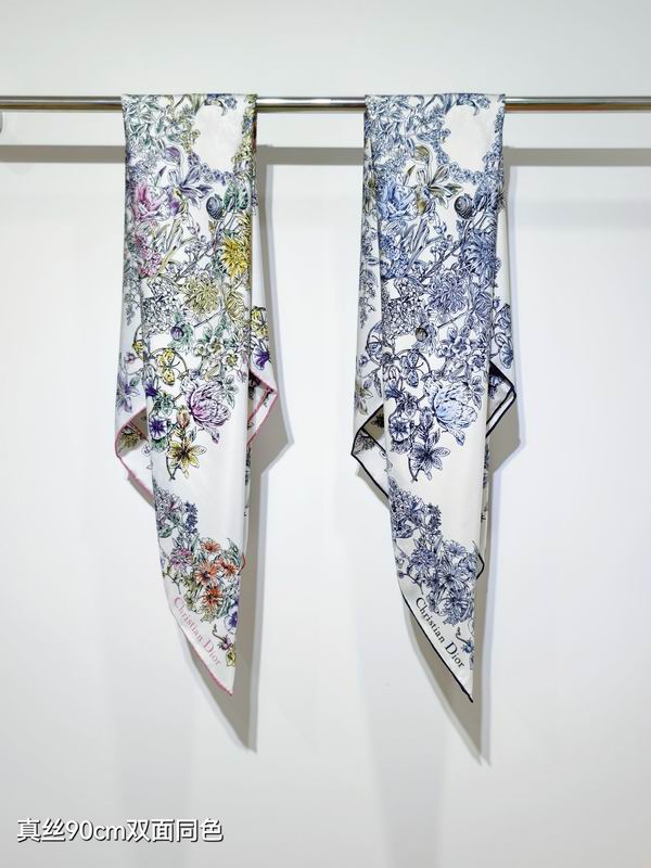 Dior silk Scarf 90X90cm E081948